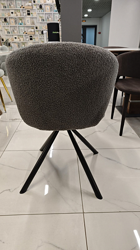 Стул на металлокаркасе Solomon крутящийся white / black из шоурума 10